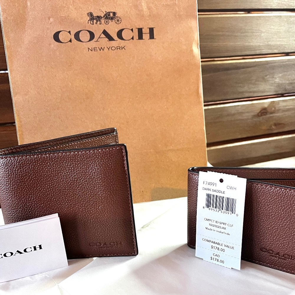 Mens, Wallet, Coach